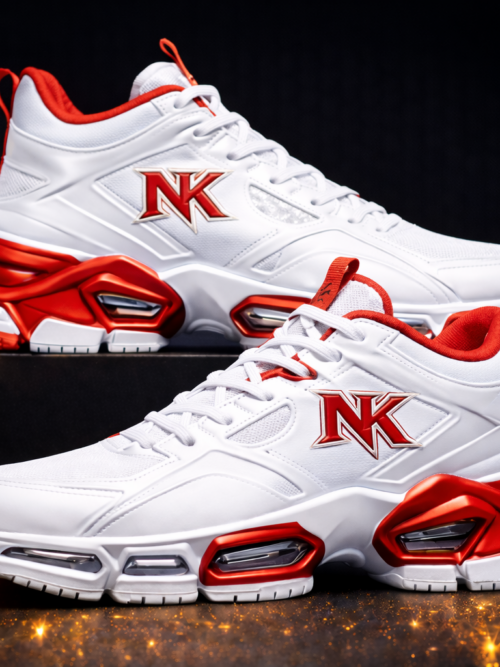 Tech sandals in black with high tape straps