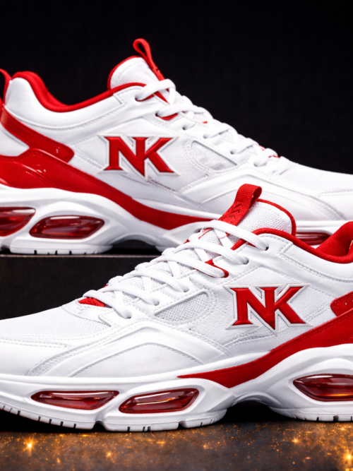 Dropped shoulder jumper in landscape knit