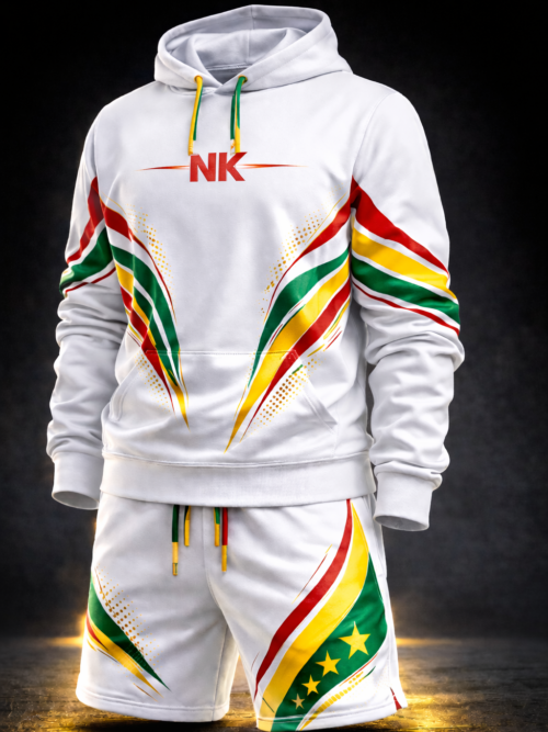 Training printed legging in purple