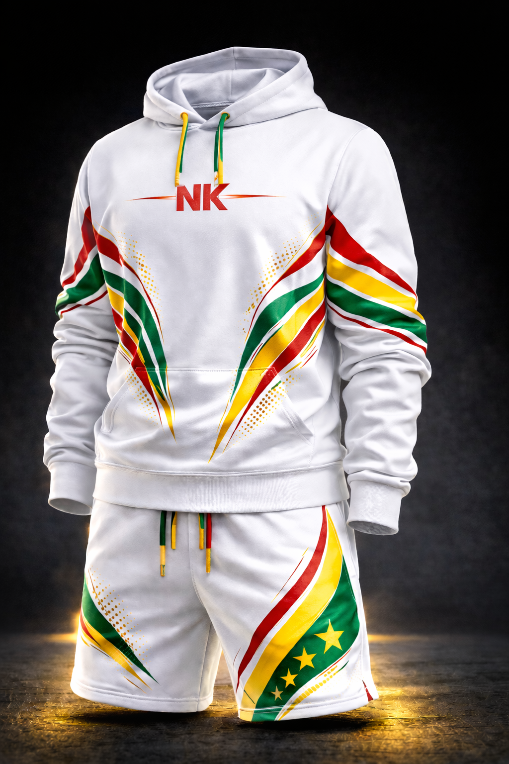 Training printed legging in purple