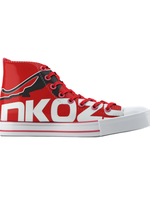 Trainers in white with black swoosh