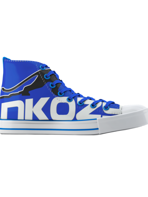 Tech sandals in black with high tape straps